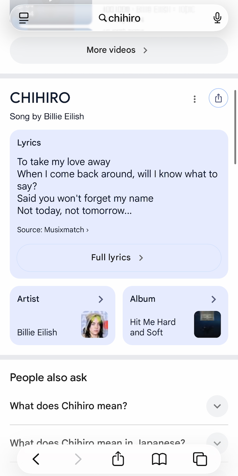 Original music screenshot