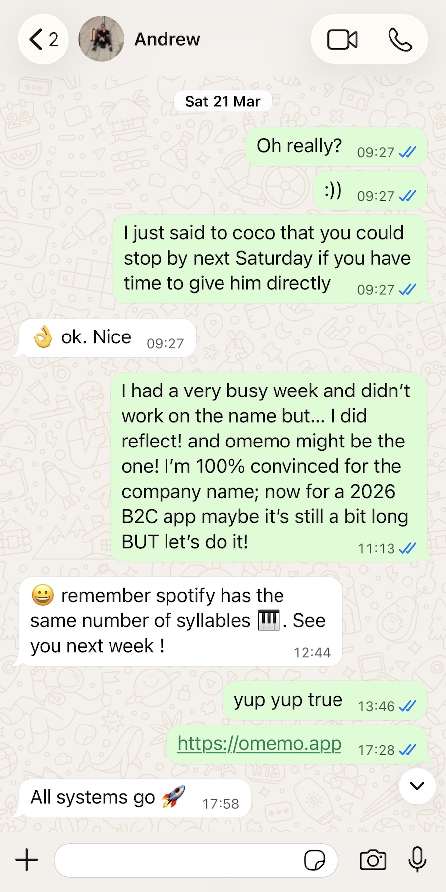 Original whatsapp screenshot