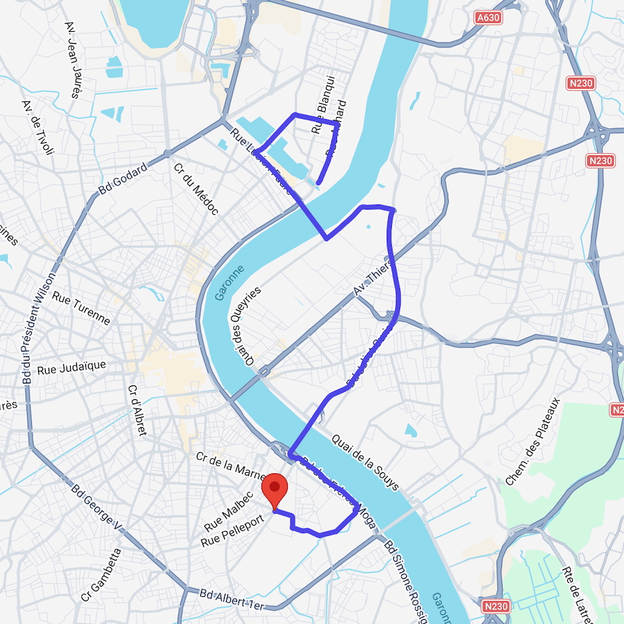 Navigation screenshot